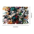 thumbnail image 2 of My Hero Academia Bathroom Rugs, Anime Welcome Door Mat, Non Slip Mat, Front Door Mat For Bedroom Living Room, Super Absorbent Flannel Rugs, Home Decor, 16*24 Inch, 2 of 9