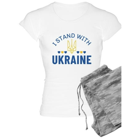 

CafePress - I Stand With Ukraine - Women s Light Pajamas