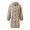 Khaki, variant on Women's Trench Jackets Rain Jacket Loose Winter Hooded Oversized Elegant Windbreaker Comfortable Coat Outwear Anorak Long Rain Jacket Long Sleeve Solid Cardigan Sweater Knit Coat Yellow S