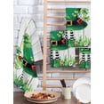 thumbnail image 2 of St. Patrick's Day Kitchen Dish Towels for Drying Dishes Set of 4, Spring Shamrock Hat Daisy Ladybirds Wood Gray Waffle Weave Microfiber Hand Tea Bathroom Towels Quick Dry & Absorbent Towel 15.7x23.6, 2 of 7
