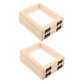 thumbnail image 3 of DEEPCRAFF 4Pcs Wooden Deckle Mold Frame with Mesh Screen for Papermaking and Dried Flower Crafts, 3 of 6