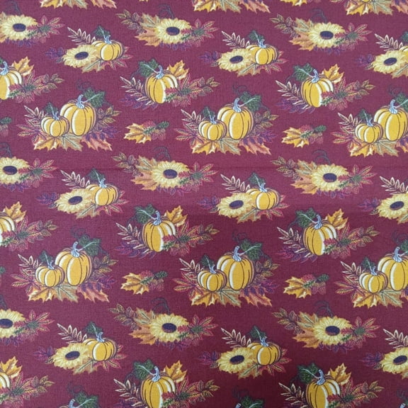 Harvest Pumpkins Cotton Fabric