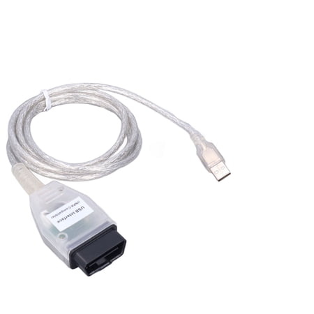 YAHHU OBD2 Diagnostic Cable FT232RL Chip 8-Pin Code Reader Automotive Diagnostic Tool K D CAN ABS Heat Resistance Replacement for 1 3 5 Series X1 X5 (Length 6.30 inches / 16.00 cm)