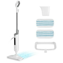 JOINSUN Steam Mop for Modern Homes – Powerful Floor Steamer with Reusable Pads & Carpet Tool, Safe for All Sealed Floors, Grey