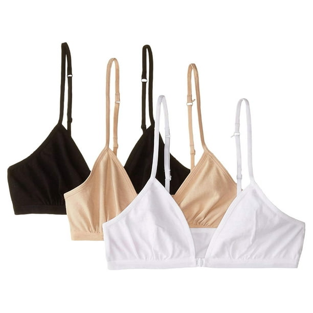 Fruit of the Loom Girls' Cotton Convertible Bralette, 3-Pack : :  Clothing, Shoes & Accessories