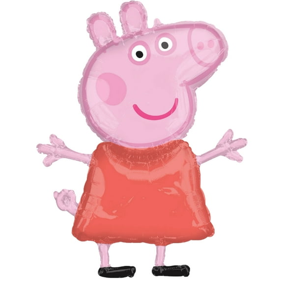 Peppa Pig Huge Super Shaped Mylar Foil Balloon - 35"