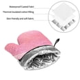 thumbnail image 6 of Honeii Sparkly Glitter Pattern Oven Mitts and Pot Holders, Silicone Oven Gloves,500 F Heat Resistant Oven Mitts Sets, 4PCS, 6 of 6