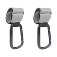 thumbnail image 5 of 2 Pieces Baby Stroller Hooks Clip Pushchair Hooks for Bicycles Shopping Bags Gray, 5 of 8