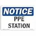 thumbnail image 3 of SignMission OS-NS-D-57-L-17774 Avis PPE Station OSHA Decal Signe, 3 of 4