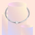 thumbnail image 3 of ROSIANNA 925 Sterling Silver Charm for Bracelets Christian Bible Qutoes Heart Charm Women Bracelet Charm, Joshua 1:9, 3 of 5