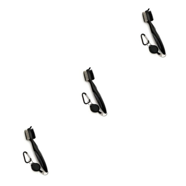 Cepillo de palo de golf Toystoory Acero inoxidable Cepillos de bola de doble cara