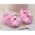 thumbnail image 3 of Baby Girl Shoes Baby Mary Jane Flats Princess Wedding Dress Shoes Crib Shoe for Newborns Infants, 3 of 5