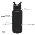 thumbnail image 3 of Botella de agua Simple Modern Summit Cleveland Browns de 500 ml, 3 of 8
