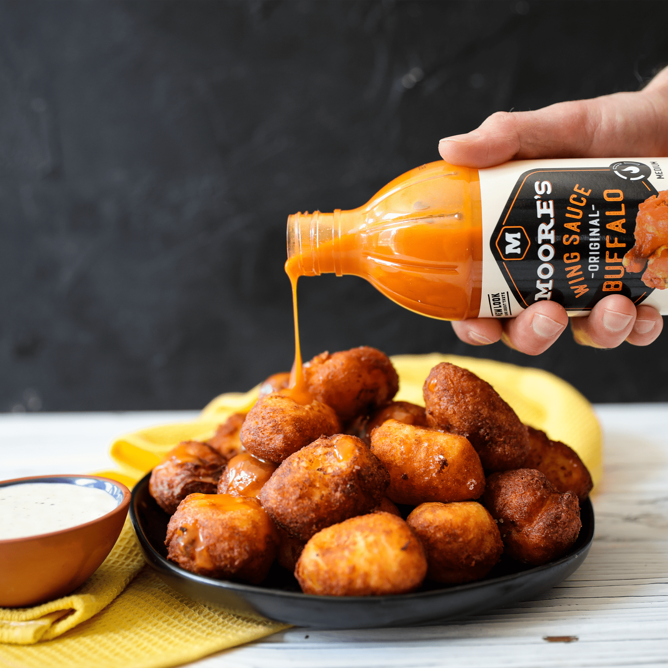 (6 pack) Moore's Original Buffalo Wing Sauce, 16 fl oz