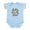 Sky Blue, variant on CafePress - Chocolate Infant Bodysuit - Baby Light Bodysuit, Size Newborn - 24 Months