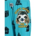 thumbnail image 2 of Brief Insanity  Sloth Don't Hurry Be Happy Lounge Pajama Pants (Men), 2 of 7