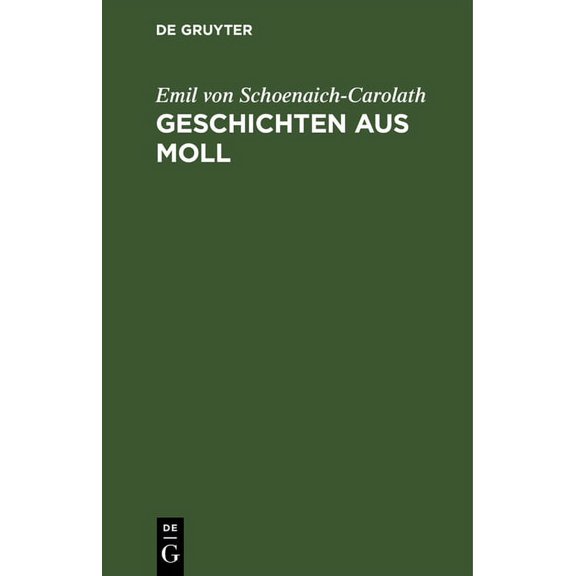 Geschichten Aus Moll, (Hardcover)