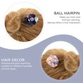thumbnail image 3 of Shisuyan Retro Style Chinese Traditional Design Hairpin Acetate 2Pcs 4.9x1.9in, 3 of 8