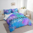 thumbnail image 3 of Castle Fairy 7-Piece Basketball Full Bedding Comforter Set, 3 of 8