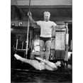 thumbnail image 2 of Art.com Opera Singer Roberta Peters Balancing Her Trainer, Joseph Pilates, on Her Operatic Breadbasket Stretched Canvas Print Wall Art by Michael Rougier, 18" x 24", 2 of 4