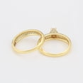 thumbnail image 4 of Anillo Compromiso Aesthetic Alianza Swarovski Oro 14k Lam dorado 7, 4 of 8
