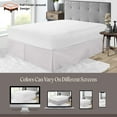 thumbnail image 6 of SGI Bedding 10 Inch Pleated Bed Skirt | Microfiber Bed Skirt | Fade Resistant, Wrinkle Free, Anti-static, Decorative, Extra Storage Space, Clutter-Free | Full, Light Gray, 6 of 8