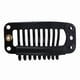 thumbnail image 3 of 200Pcs Clip Negro de Dientes para Clip de Broche de Presion de Extension de Pelo para El Uso de DIY (Negro) 32MM L, 3 of 5