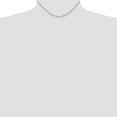 thumbnail image 5 of Solid 14K White Gold 1.3mm Diamond-cut Spiga with Lobster Lock Chain - 14", 5 of 8