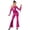 Hot Pink, variant on Women Disco Jumpsuit Fringed Tassel 70s Dance Leotard Holiday Fancy Dress Up Gold S