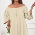 thumbnail image 6 of StSilkitty Robes for Women Lightweight Long Sleeve Loungewear Fall Winter Solid Color Comfy Bathrobe House Coats, 6 of 7