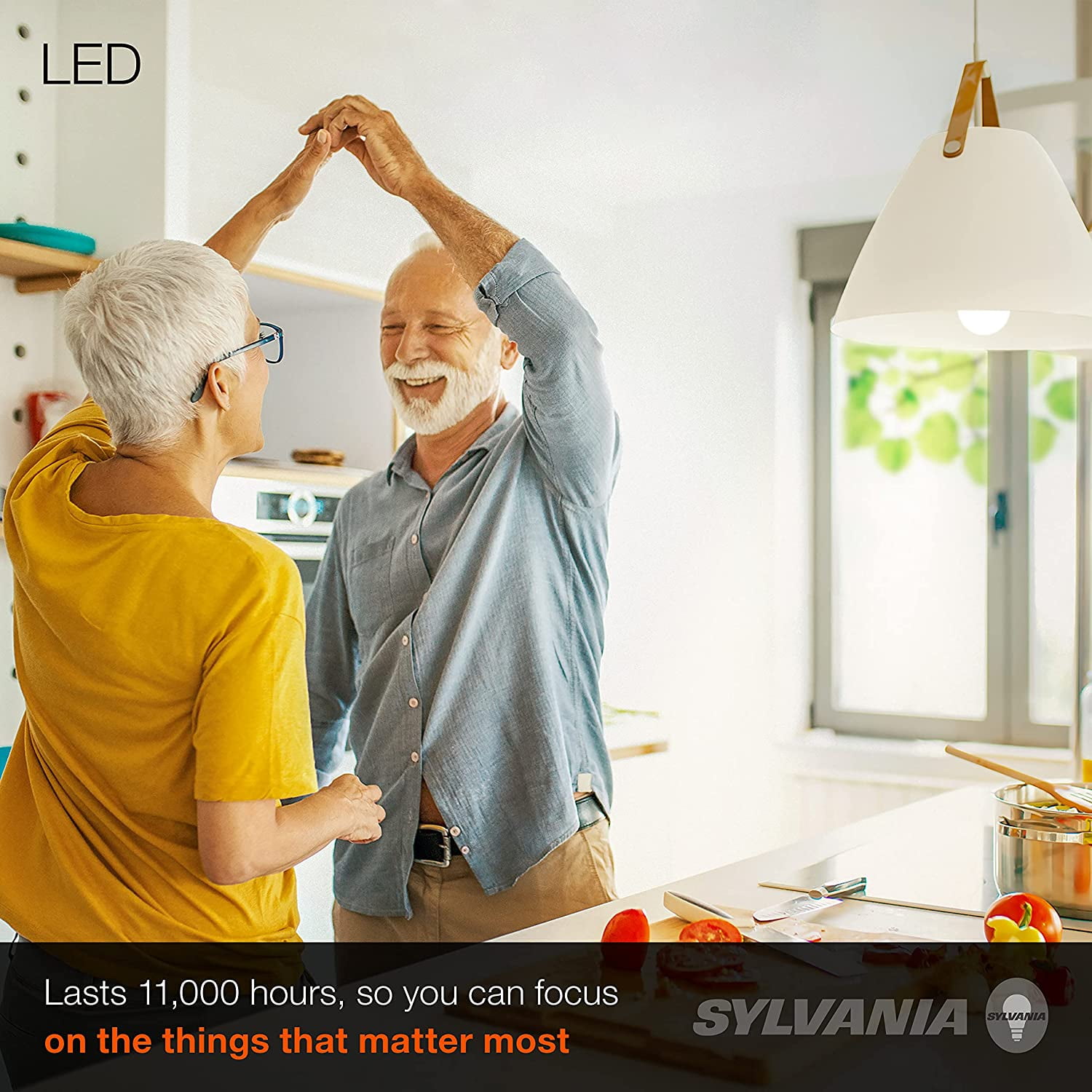 Sylvania 78099 - LED12A19F83510YVRP4 A19 A Line Pear LED Light Bulb