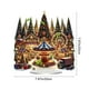 thumbnail image 3 of xihome Juego de adornos navideños planos de acrlico con muñeco de nieve, velas, reno y cascabeles, colgante para el espejo retrovisor del coche y decoracin del rbol de Navidad., 3 of 6