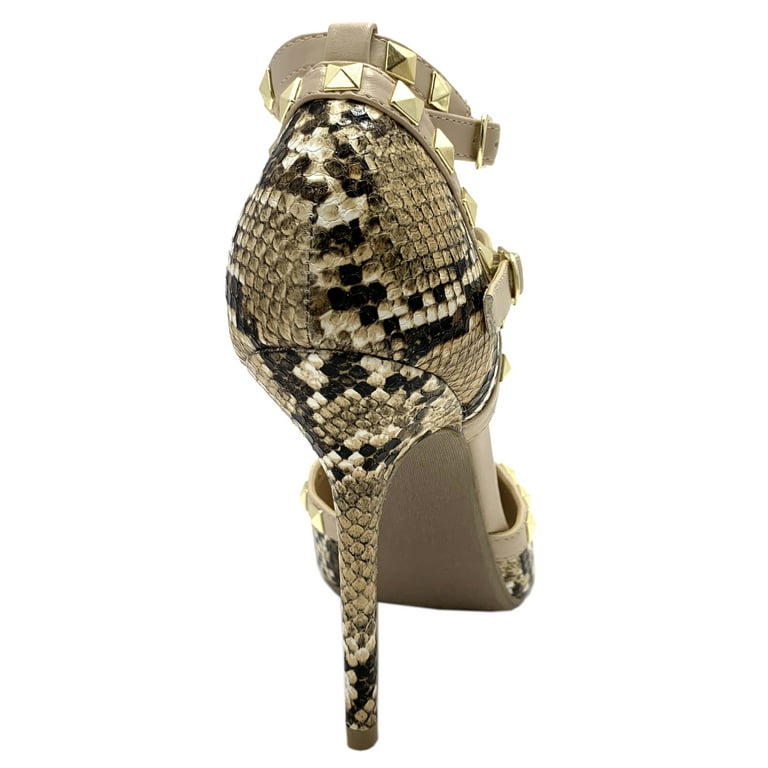 ADORA-180 SNAKE BITE STUDDED DESIGNER SEXY STILETTOS HEELS