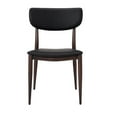 thumbnail image 4 of Sammy PU Faux Leather Dining Chair with Metal Black Frame – Set of 2 Sturdy Armless Side Chairs with Soft Upholstery, Modern Industrial Design, Comfortable Seating for Restaurants, Dining Rooms, Offic, 4 of 5