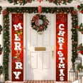 thumbnail image 6 of HCBY Christmas Porch Sign Set with Couplet Verses, Outdoor Hanging Wall Decor for Traditional Holiday Doorway Greetings(14), 6 of 6