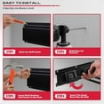 thumbnail image 6 of 64" Heavy Duty Garage Tool Organizer Wall Mount - 300lbs Capacity, Adjustable Hooks, Anti-Rust, 6 of 8