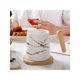 thumbnail image 5 of 1pc 350ml/12.31oz Ceramic Mug With Vintage Retro Look, Wooden Handle, Suitable For Breakfast, Milk, Oatmeal, 5 of 5