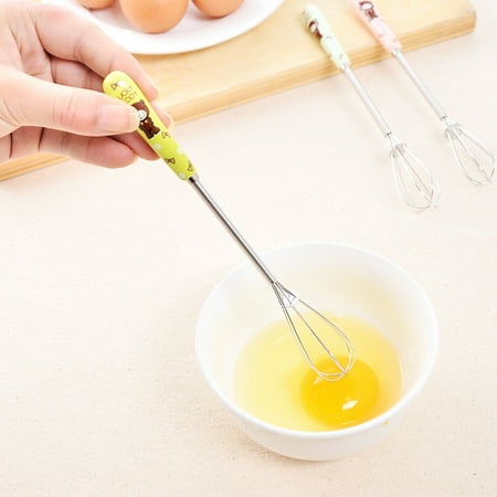 

huaai beater manual mini whisk mixer tool garget cooking eggs stainless steel a