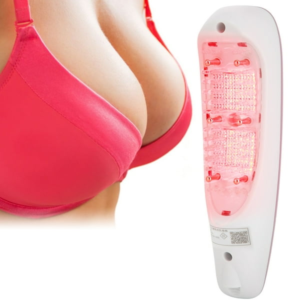 EMS Red LED Light Pulsed Micro-current Vibration Breast Massager