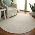 thumbnail image 2 of SAFAVIEH Ebony Garret Geometric Area Rug, Sage/Ivory, 6' x 6' Round, 2 of 10