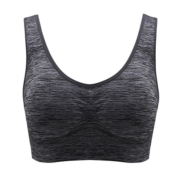 Ashirexll Bras for Women no Underwire, Sports Bras for Women Large Bust, Women's Solid Seamless Yoga Suit Drying Yoga and Beautiful Back Gathering Drying Sports Bra