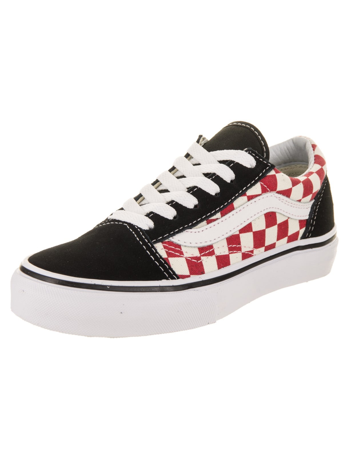 vans old skool checkerboard maroon