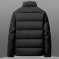 thumbnail image 3 of Chaqueta de plumón de pato de invierno para hombre, cuello alto, ligera, de lujo, para negocios, abrigo de invierno para hombre, chaqueta ligera, gruesa y cálida para hombre, 3 of 3