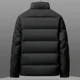 thumbnail image 3 of Chaqueta de plumón de pato de invierno para hombre, cuello alto, ligera, de lujo, para negocios, abrigo de invierno para hombre, chaqueta ligera, gruesa y cálida para hombre, 3 of 3