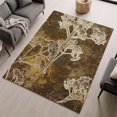 thumbnail image 6 of Addison Rugs Mayfield Premium Machine Washable Transitional Floral Chocolate Rectangle Rug, 3' x 5', 6 of 6