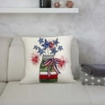 thumbnail image 4 of Herrnalise 4th of July Decorations Pillow Covers Independence Day Patriotic Throw Pillow Case 18x18 American Flag Stars and Stripes Memorial Day Decor for Sofa Couch Home Farmhouse, 4 of 8