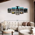 thumbnail image 2 of Elephant Stock Aircraft Cockpit Wall Art - Horizontal Multi Panel Canvas - Living Room Wall Decor - Transportation Multi Panel - Gray And Black Decor - 80" x 36", 2 of 4