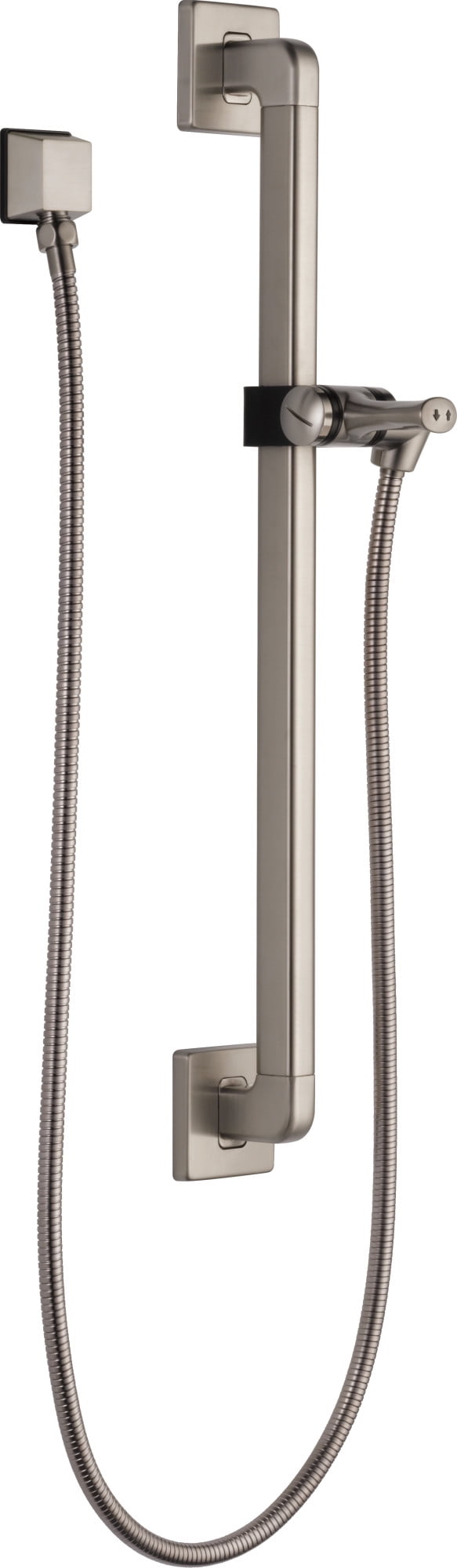 Delta Faucet 51500 Universal Showering 24" Grab Bar Assembly with Elbow and Metal Hose - Brilliance Stainless