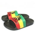 thumbnail image 2 of Jamaican Rasta Reggae RGY Caribbean Slippers Sandals for Women and Men Sandals Open Toe Soft Cushioned Non-Slip for Indoor Outdoor, 2 of 4