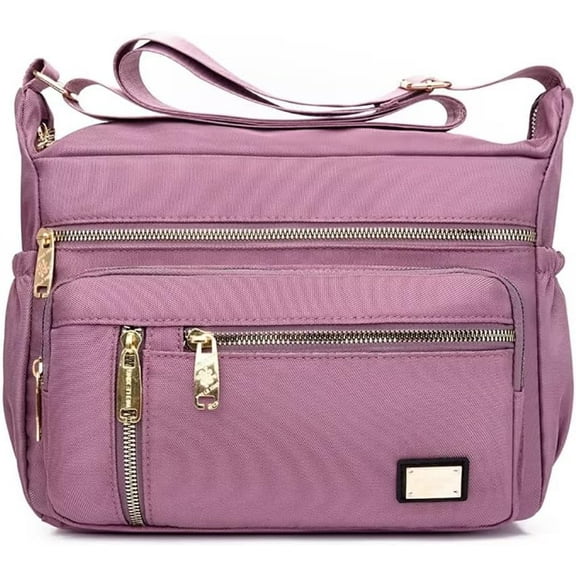 MMYGU Women’s Shoulder Bag Roomy Multiple Pocket Crossbody Bag Waterproof Shoulder Purse Lightweight Messenger Satchel